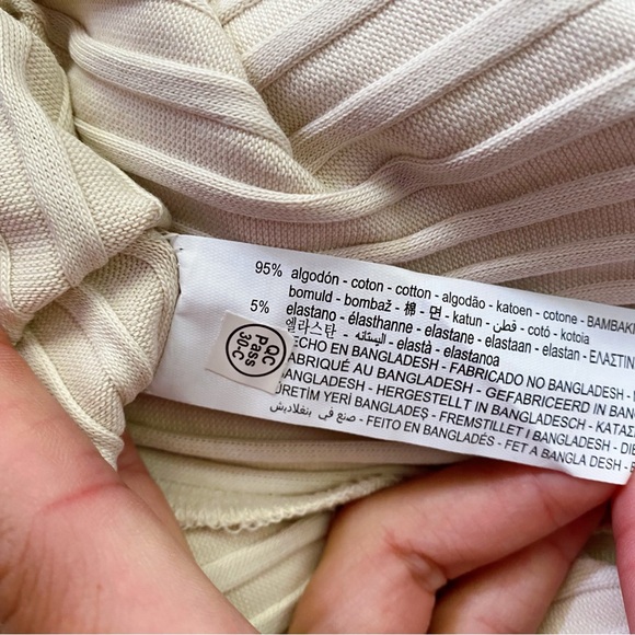 🍂 ZARA STONE RIBBED HIGH WAIST PENCIL MAXI SKIRT! - Picture 8 of 8